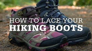 How to Lace Hiking Boots [upl. by Gwynne528]