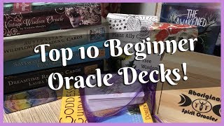 Top 10 Oracle Decks For Beginners [upl. by Buttaro872]