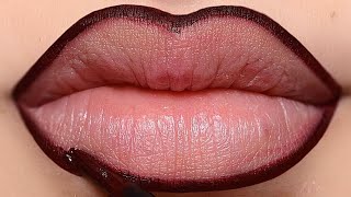 How To Apply Lip Liner Perfectly  Wonderful Lipstick Tutorial [upl. by Rosenfeld]