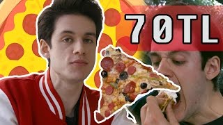 3TL Pizza vs 70TL Pizza SonradanGorme [upl. by Eelirak]