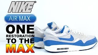 Nike Air Max 1 Royal Restoration to the Max [upl. by Kirsch809]