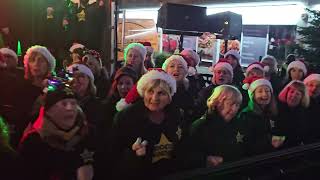 WHAT CHRISTMAS MEANS TO ME Rock Choir at Birkdale Lights Switch On 1st December 2024 [upl. by Anagnos]