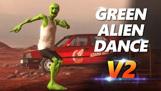 Green Alien Dance V2  Dame Tu Cosita Parody [upl. by Yenial893]