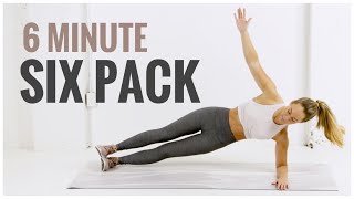 Six Minute Six Pack Workout  No Equipment Ab Burner [upl. by Thorner]