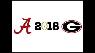 2018 CFP National Championship 4 Alabama vs 3 Georgia Highlights [upl. by Eenehs75]