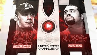 WrestleMania 31 John Cena vs Rusev Preview [upl. by Nort]