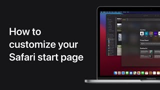 How to customize your Safari start page on your Mac — Apple Support [upl. by Sanborne204]