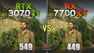 RTX 3070 Ti vs RX 7700 XT  Tested in 12 games [upl. by Schindler]