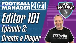 Football Manager Editor 101  Create A Player [upl. by Jangro482]