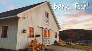 Equestrian BARN TOUR • Another Day in the Life of an Eventing Barn Manager  HORSE FARM VLOG [upl. by Derriey]