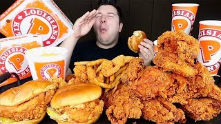 Trying Popeyes New Chicken Sandwich • MUKBANG [upl. by Naiditch]