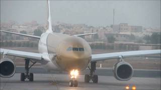 Bahrain International Airport  Traffic at dusk [upl. by Berns]