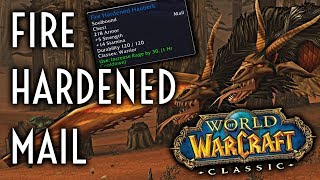 WoW Classic Guide  Fire Hardened Mail  Alliance Warrior Class Quest [upl. by Odnaloy375]