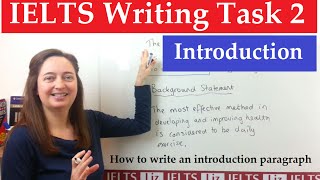 IELTS Writing Task 2 How to write an introduction [upl. by Anica]