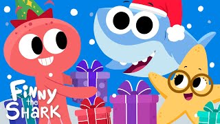 Merry Christmas Finny  Finny The Shark  Cartoon For Kids [upl. by Beitnes]