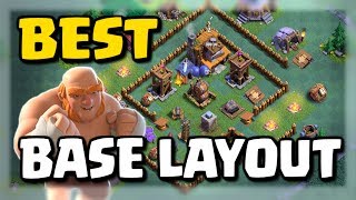 Best Builder Hall Level 4 Base Layout Lets Play the New CoC Update 12  Clash of Clans [upl. by Hassin585]