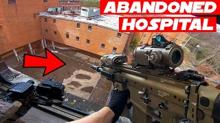 Abandoned Hospital Tokyo Marui SCARH Airsoft Gameplay [upl. by Ciapas]