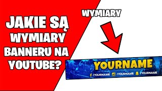 Jakie są wymiary baneru na yt Wymiary tła na Youtube  Proporcje [upl. by Shantha894]