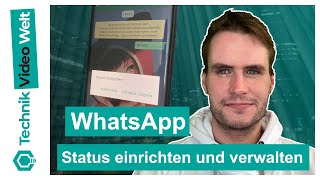 WhatsApp 💬 Status einrichten und verwalten 🛠️ [upl. by Busiek116]