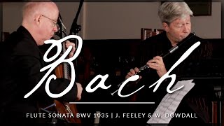 Flute Sonata in E Major BWV 1035 by J S Bach  John Feeley amp William Dowdall [upl. by Giacomo]