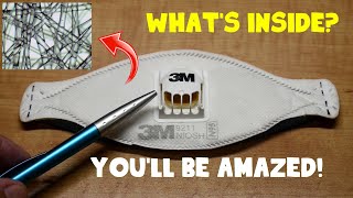 Whats Inside 3M N95 Respirator Face Masks Find out [upl. by Ellon]