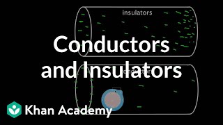 Conductors and Insulators  Physics  Khan Academy [upl. by Zuliram835]