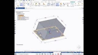 Solid Edge Tutorial 1 Skizze [upl. by Htebasile]