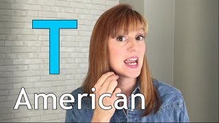 American Accent Training  American T  Flap T [upl. by Yv]