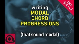 How to write a MODAL chord PROGRESSION that sounds modal [upl. by Kristal]