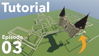 How to build Hogwarts in Minecraft  Episode 3  More foundations [upl. by Savil508]