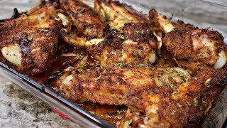 The BEST Baked Turkey Wings Recipe [upl. by Rehctaht]