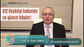 B12 eksikliği belirtileri nelerdir [upl. by Kilar]