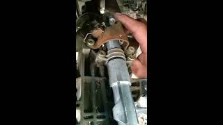 1996 F350 SHIFTING TUB REPLACE SHIFTER LEVER TRANNY [upl. by Raimes788]