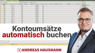 Bankkontoumsätze in DATEV Rechnungswesen automatisiert verbuchen [upl. by Bastian949]