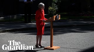 Prime minister Theresa May’s resignation speech in full [upl. by Einre890]