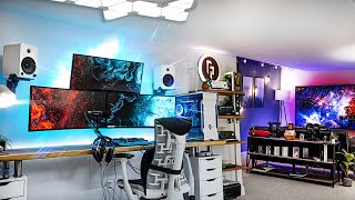 My 2021 ULTIMATE Gaming Setup amp YouTube Studio Tour [upl. by Arukas]