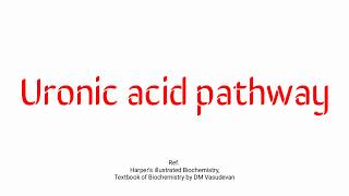 Uronic acid pathway  Biochemistry [upl. by Ylrbmik947]