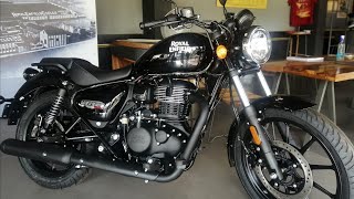 Royal Enfield Meteor 350  Fireball Black  Walkaround Review  Meteor 350  Feature Price Specs [upl. by Clarkin]