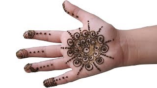 Easy Kids Mehndi Design Tutorial Beginners [upl. by Starbuck]