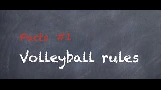 Volleyball rules EXPLAINED 1 [upl. by Jeddy]