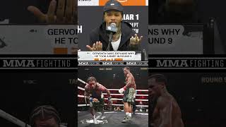 Gervonta Davis Explains Why He Took Knee Against Lamont Roach Jr  MMA Fighting [upl. by Gennie]