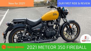 Royal Enfield Meteor 350  Our First Ride and Review [upl. by Bret]