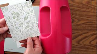 Embossing Folder Techniques Using Inks amp Materials [upl. by Sims987]