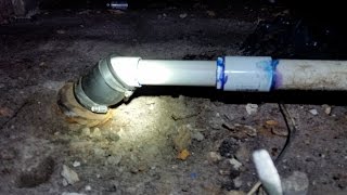 DIY Sewer Line Repair Under House [upl. by Electra46]