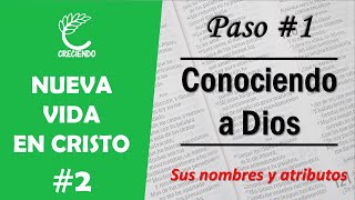 paso 1 quotConociendo a Diosquot Discipulado Nueva Vida en Cristo 2 [upl. by Leinto]