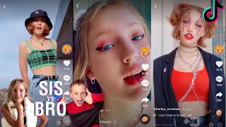 Karina kurzawa from Sis vs Bro latest tiktok compilation PART 2 [upl. by Dnalwor]