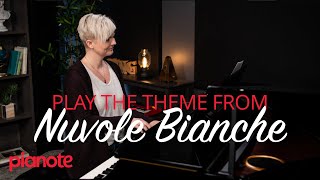 Play The Piano Theme From quotNuvole Bianchequot Ludovico Einaudi [upl. by Faye]