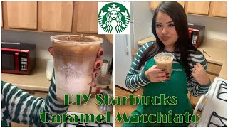 How to make an Iced Caramel Macchiato from a Starbucks Barista [upl. by Arba179]