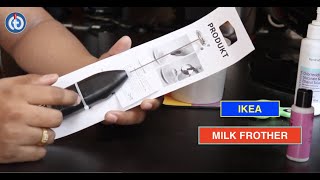 IKEA MILK FROTHER Review amp Battery Installation [upl. by Czarra]