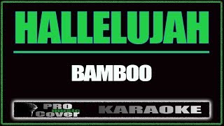 Hallelujah  BAMBOO KARAOKE [upl. by Loriner]